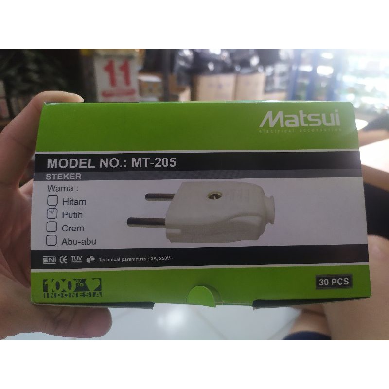 STEKER COLOKAN MINI GEPENG MATSUI MT - 205 MURAH