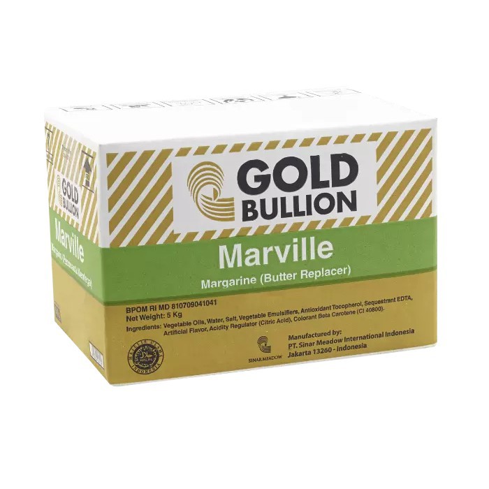 GROSIR Gold Bullion Marville Margarin  (Dus 5 kg)