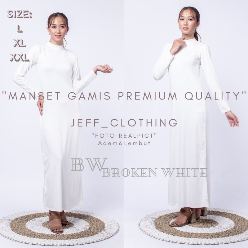 Manset Gamis Lengan Panjang | Kaos Daleman Gamis | Manset Gamis Panjang Jumbo | Manset panjang