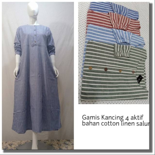 Gamis salur linen