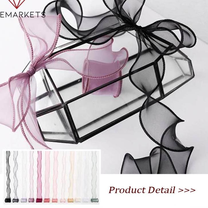 

➣ 1ROLL Pita Ribbon Fishtail 4cm - Pita Gelombang - Pita Kado PS016 ❅