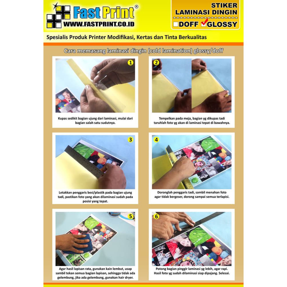 

Jual Stiker Sticker laminating dingin a4 glossy isi 20 lembar terakhir