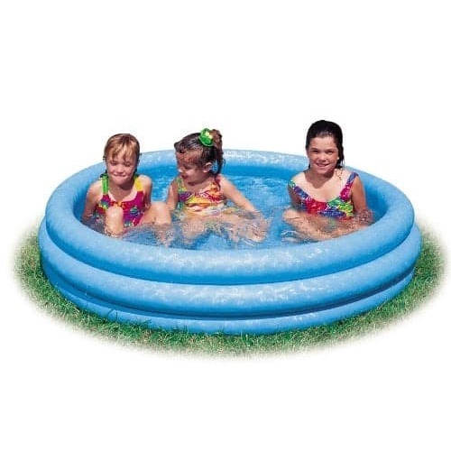 INTEX 58446 Kolam Renang Anak Jumbo 3 Ring Biru - Crystal Blue Pool