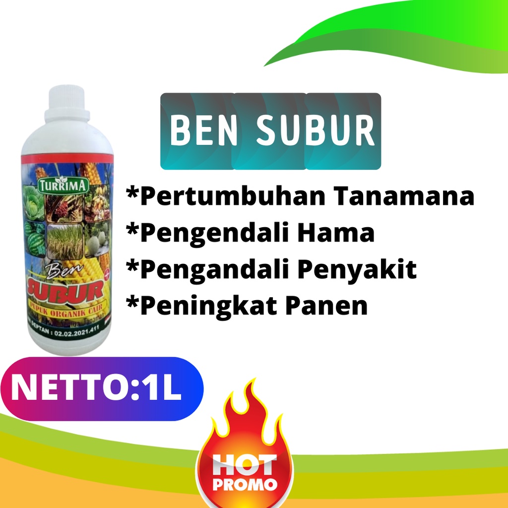 Pupuk organik cair tanaman buah BEN SUBUR, Pupuk organik cair penyubur tanaman, Pupuk organik cair p