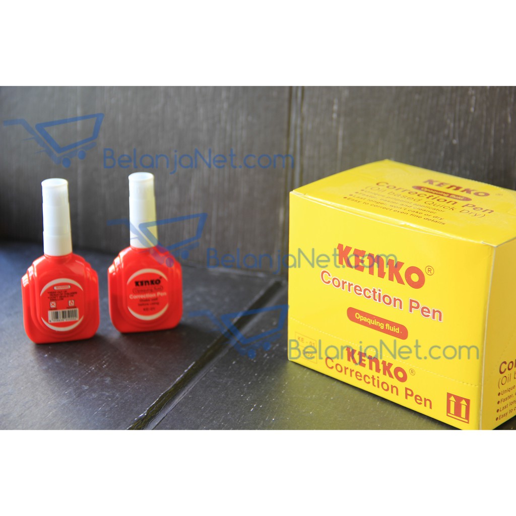 

Correction Pen (Tipex Cair) Kenko KE-01 [1 LUSIN]