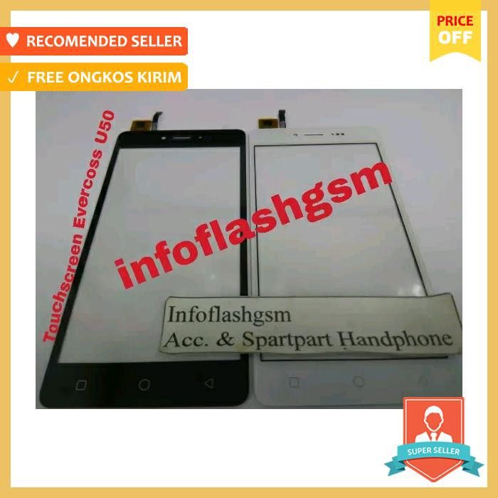 touchscreen evercoss cross a75 max a75max original