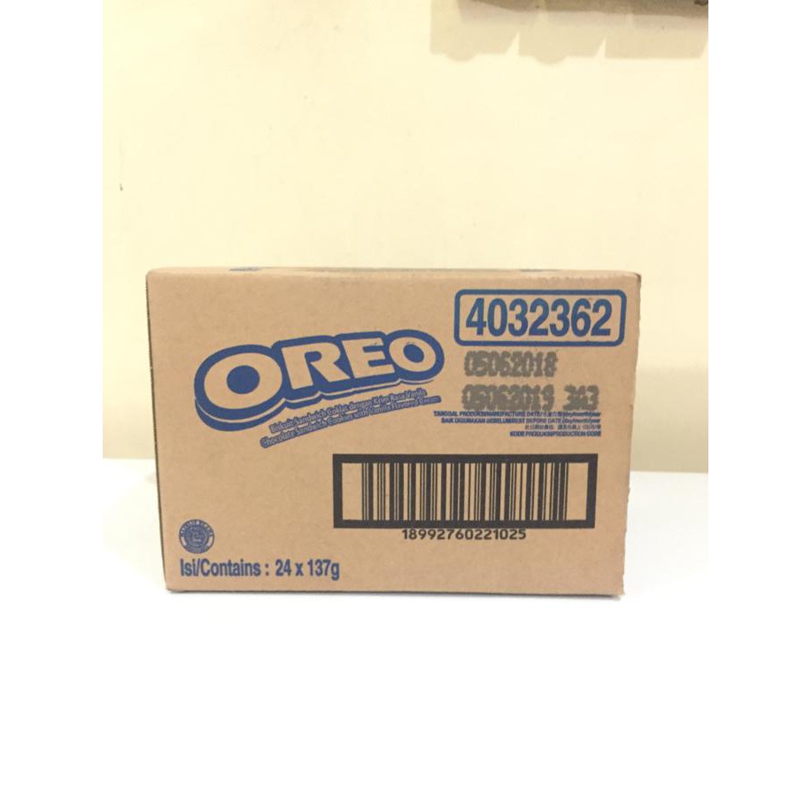 

OREO VANILLA 137GR / OREO ROLL 137GR KARTONAN (24 ROLLS)