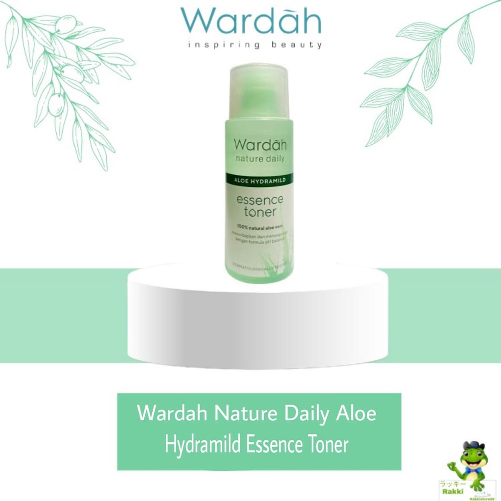 ❣️Rakkistore99❣️Wardah Nature Daily Aloe Hydramild Essence Toner 100ml