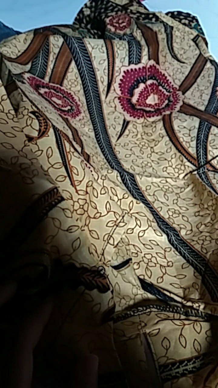 Atasan Batik Dolby Dolbi Dobby Doby Tenun Sutra Tulis Halus Katun Atbm Baron ,sarombit