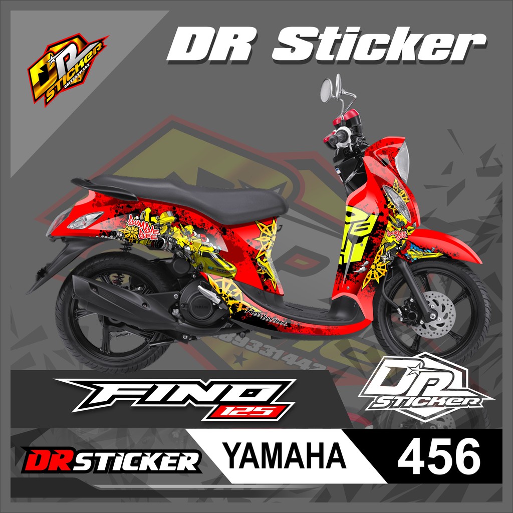 456 Decal Fino Premium 125 - Decal Full Body Fino Grade 3D transfomer
