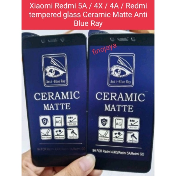 TG Tempered Glass Xiaomi Redmi 5A 4X 4A Redmi 3 3S 3 Pro Redmi Note 3 Xiaomi Max 2 Redmi Note 4X Anti Gores Ceramic Matte Anti Blue