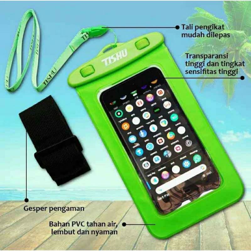 Waterproof Case Tishu - Casing Anti Air