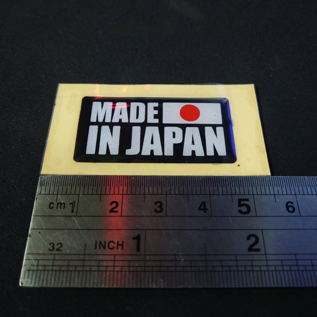 

Sticker Timbul Resin Made in Japan 4x2cm