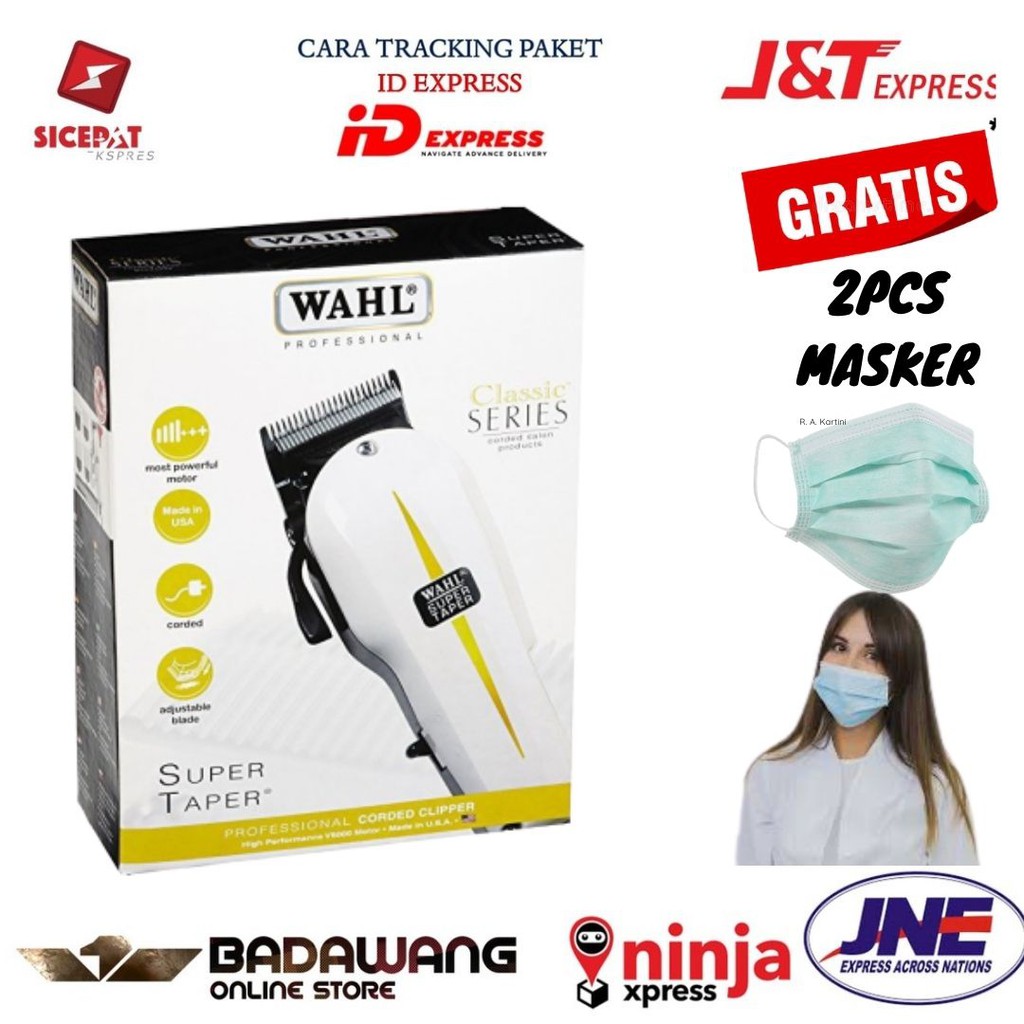 Paket hemat wahl alat cukur Mesin pencukur rambut clipper