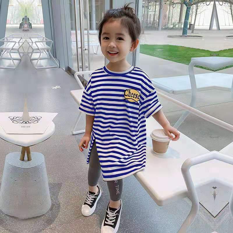 [PRINCESS KESLI] 1-9 Tahun Kaos Katun Anak Perempuan premium import/Perempuan Gaun Lengan Pendek/kaos dress anak cewek/baju anak perempuan