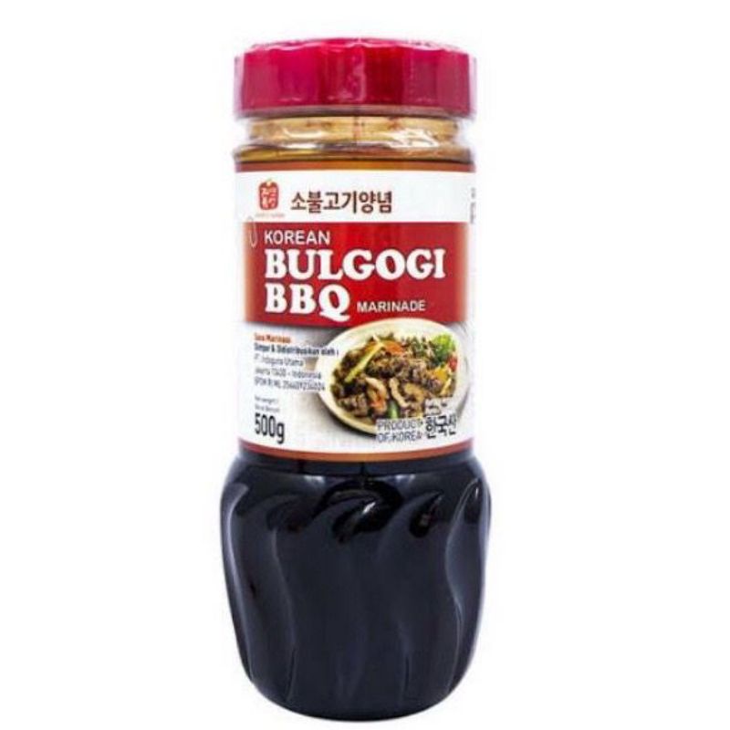 JINSUNG BBQ Korean Kalbi &amp; Bulgogi Marinasi Sauce 500 g | Galbi Marinade