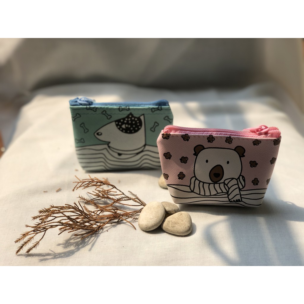 POUCH WANITA / POUCH KARTUN GAMBAR / TAS WANITA