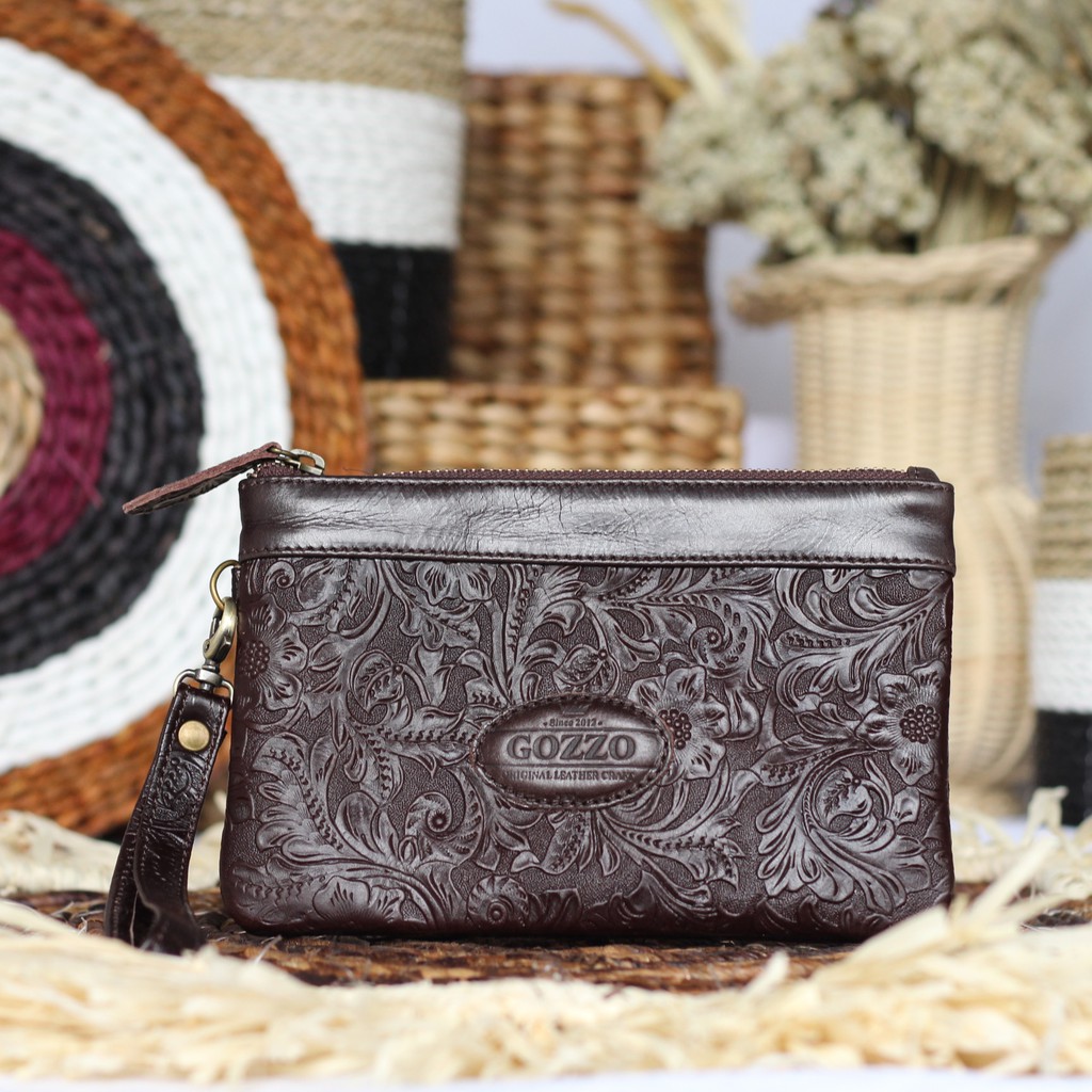 TERMURAH !! CLUTCH WANITA 100% KULIT ASLI LOVELY BATIK / FREE GRAVIR NAMA