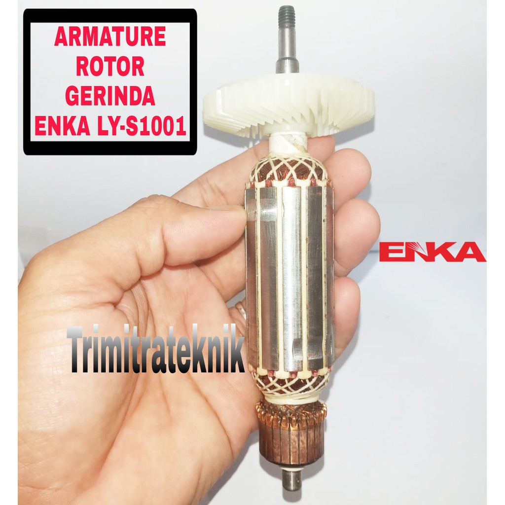 ARMATURE - ROTOR - ANGKER SPAREPART MESIN GERINDA ENKA LY-S1001 DAN LY S004 BISA COD