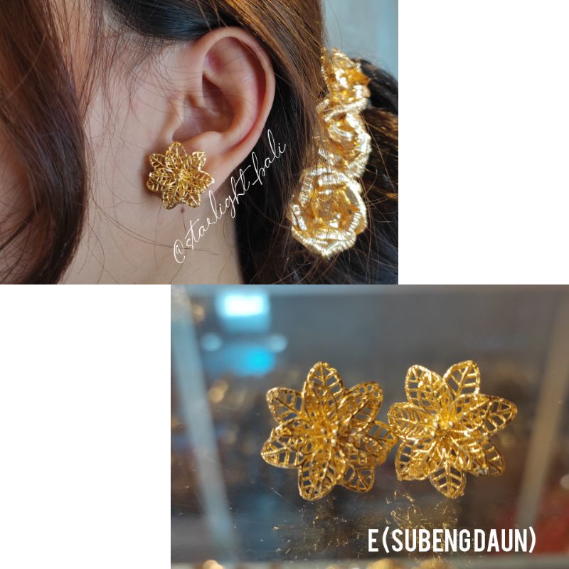 Anting alpaka polos / anting bali / anting murah