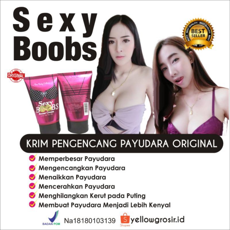 SEXY BOOBS PEMBESAR DAN PENGENCANG PAYUDARA ( BISA COD + BONUS )