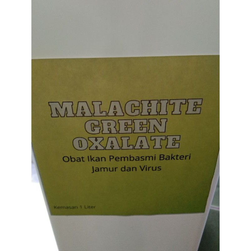 Malachite Green Oxalate 1 liter - Obat Ikan Hijau Pembasmi Parasit