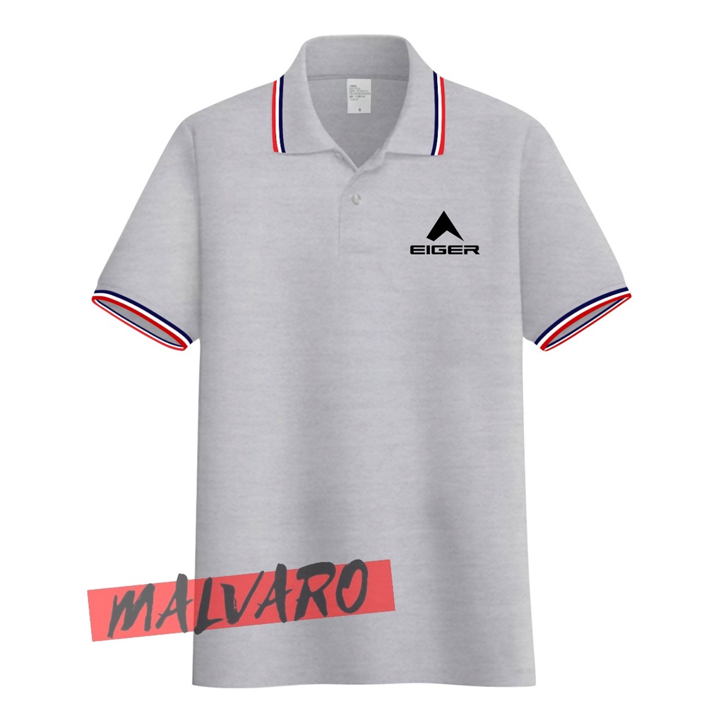 MALVARO Polo Shirt / Polo List / Kaos Kerah Pria / Kaos Polo / Tshirt Pria 77