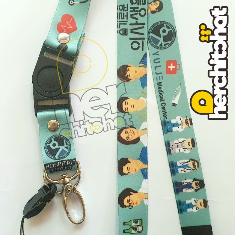 

Lanyard FanArt Drakor HOSPITAL PLAYLIST - Strap Tali ID Card Premium