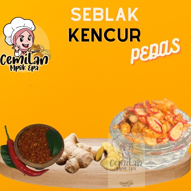 

Cemilan Mpok Epa Seblak Kencur Kering Daun Jeruk Renyah Pedas 100gr Pedes