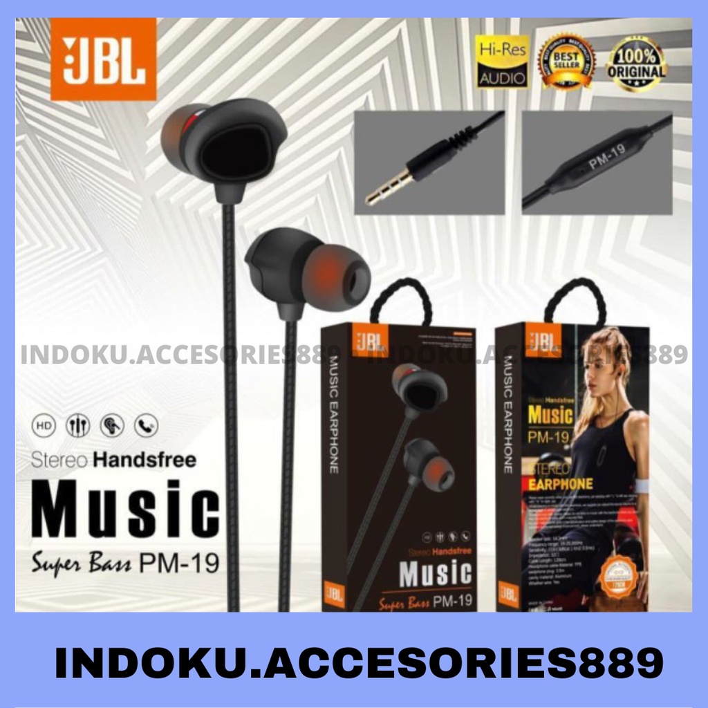 Headset JBL/J PM-19 Super Bass