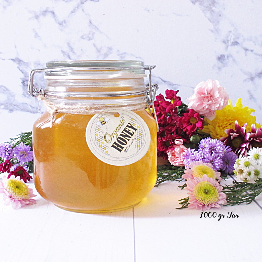 

100% madu asli Organic Honey ukuran 1000gr