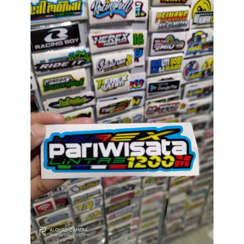 Sticker printing Herex Pariwisata Lintas 1200M