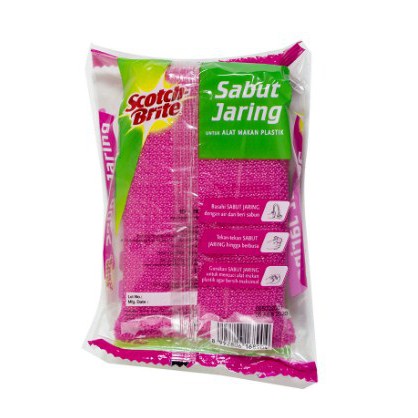 3M Scotch Brite Sabut Jaring ID-T60 Sabut Cuci Alat Plastik