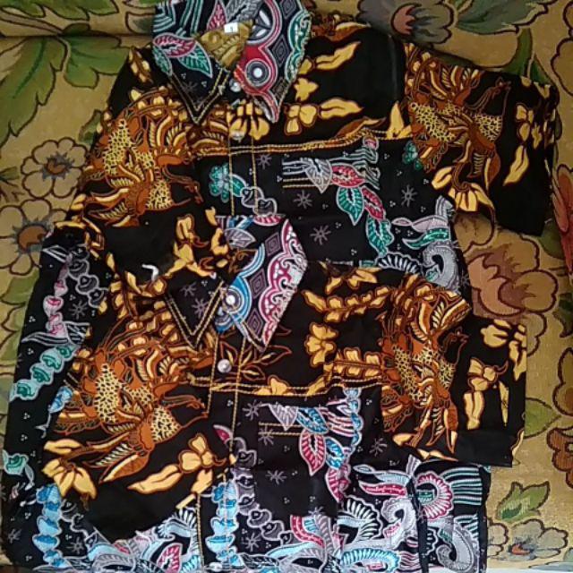 Batik Anak Baju Hem Kemeja Sopal Pendek Pekalongan Murah Exclusive Katun Halus