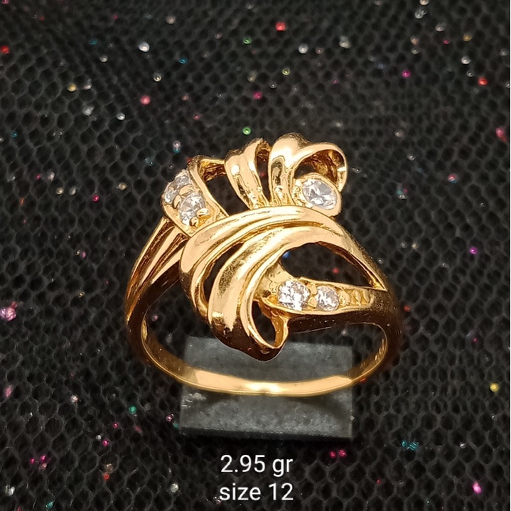 Cincin Emas 17K - 2.95 gr Kadar 750 - 529