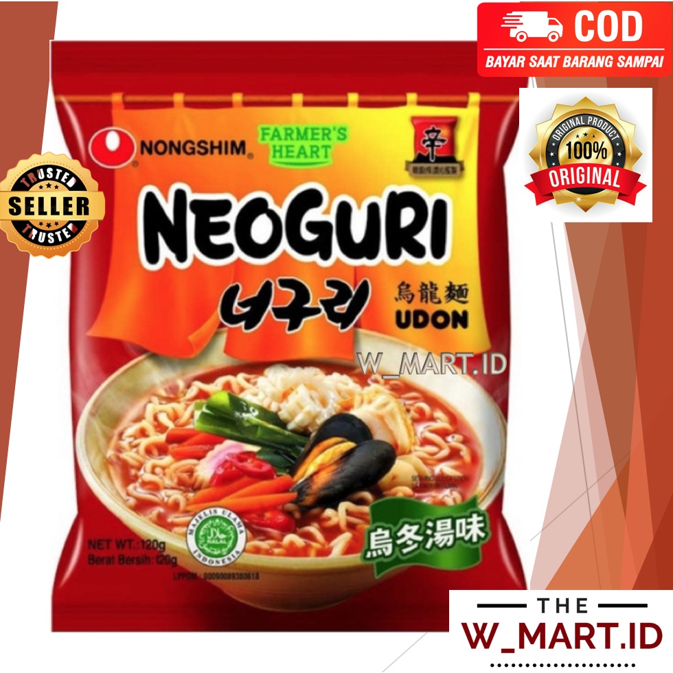 

NONGSHIM NEOGURI RAMEN UDON MIE INSTANT KOREA