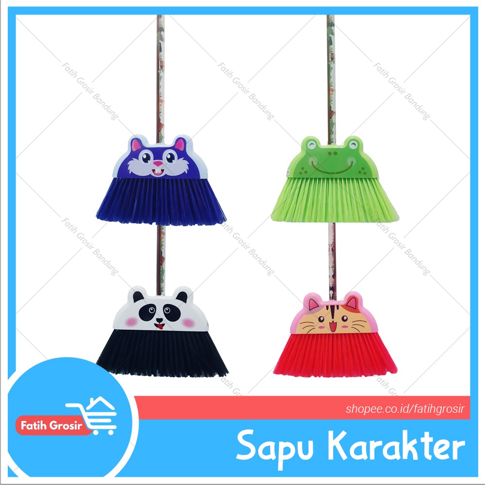 Sapu Lantai Rumah Nilon Motif Karakter | Shopee Indonesia