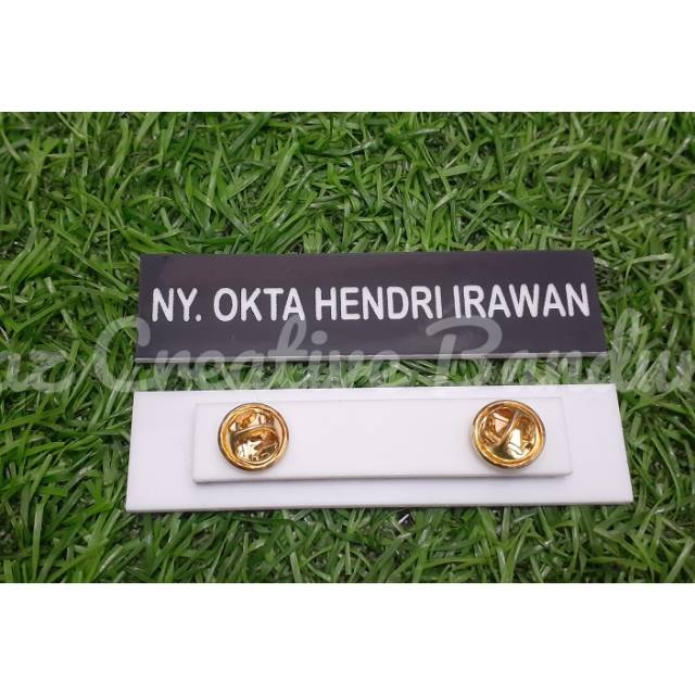 

Nametag Persit, Nametag Bhayangkari Paku Kupu Kupu