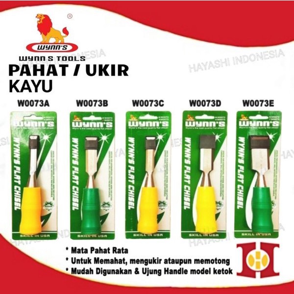 Palu Pahat Alat Ukir Kayu Ketok Wood Flat Chisel