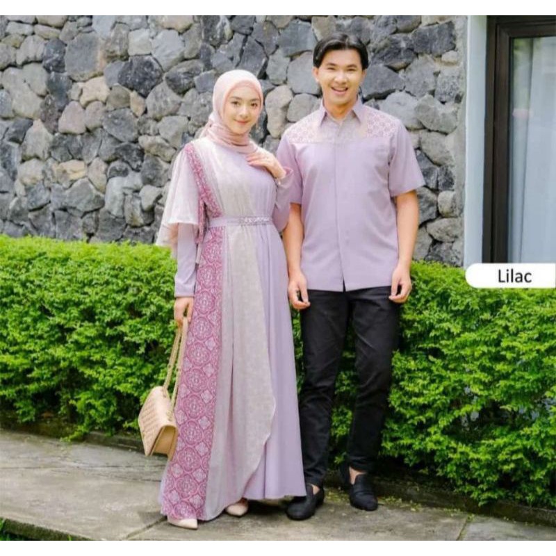 Set Zoya Dress dan Kemeja Original Bbc Collection