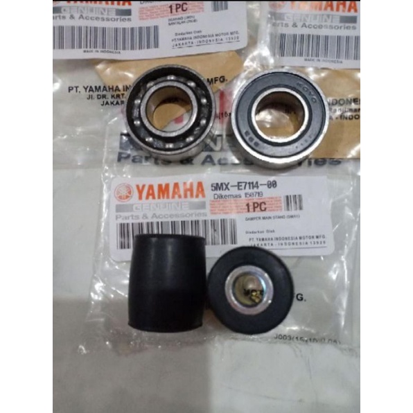 PAKET BEARING LAHER AREM KARET BOSH MONTING SET MIO XEON FINO XRIDE SOUL YAMAHA 5TL