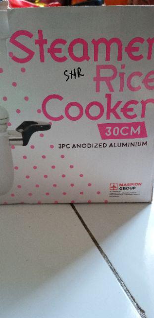 Panci Serbaguna - Steamer - Panci Steamer - Kukusan - Dandang Tutup Kaca - Langseng - Dandang