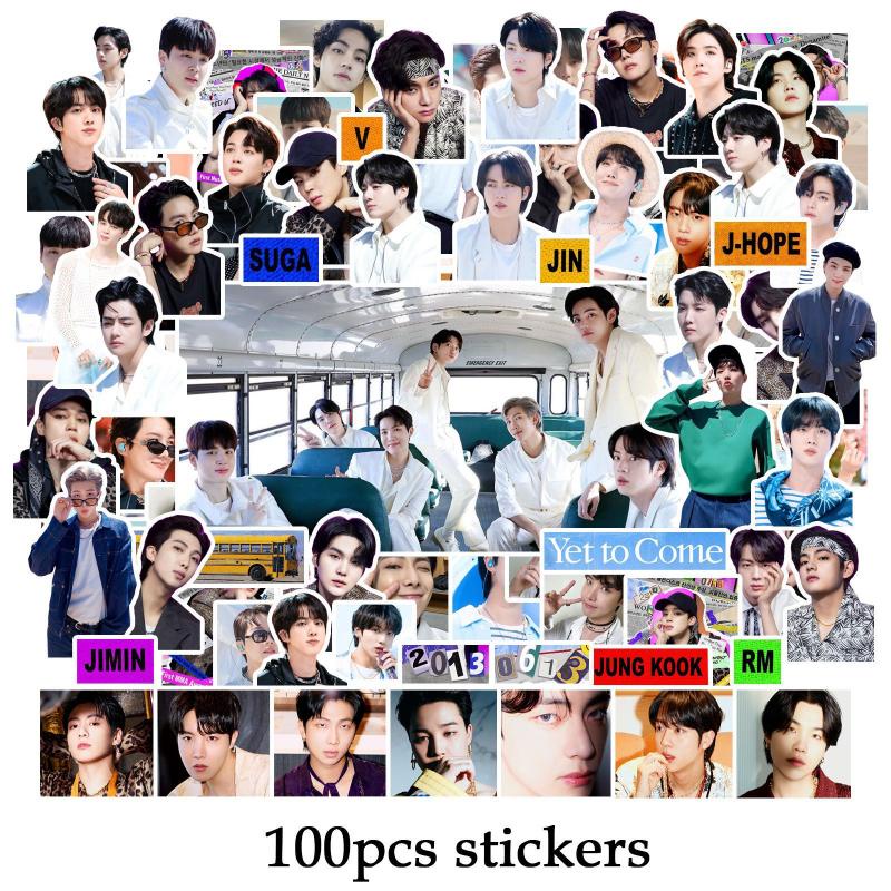 100Pcs/set BTS Sticker Yet To Come Photo Diary Stickers V JUNGKOOK In Stock New Arrival LY