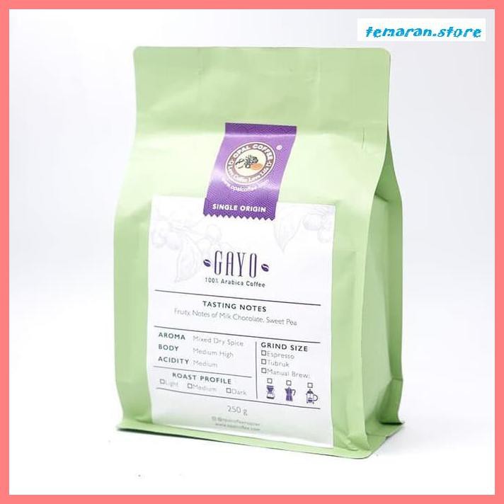 

Kopi- Opal Coffee - Gayo Arabica Roasted Beans 250g -Biji-Kopi.
