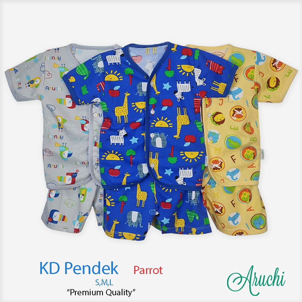 Aruchi Baby Setelan Piyama Pendek Motif / Piyama Anak