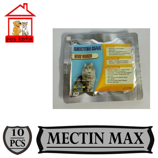 Obat Cacing Mectin Max Sachet - Isi 10pcs