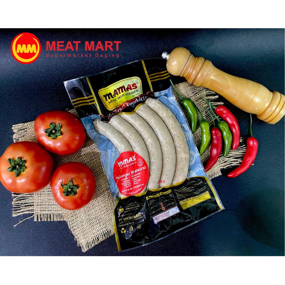 

Mamas Nuernberger Bratwurst Natural 250gr