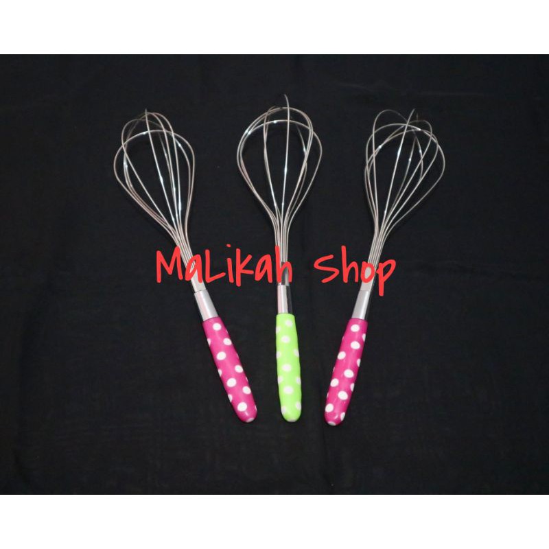 Kocokan Telur Polkadot / Pengocok Telor / Egg Whisk