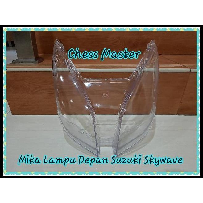 Kaca/Mika Lampu Depan Suzuki Skywave
