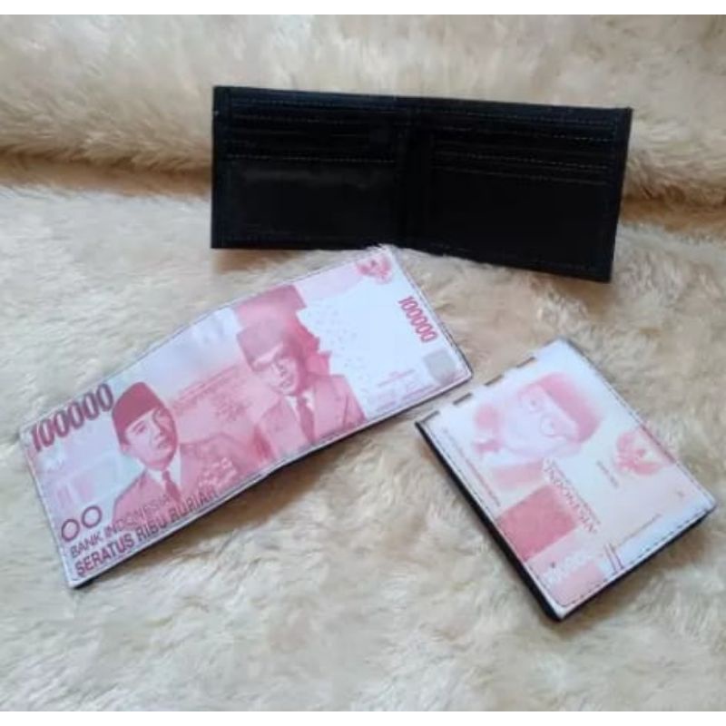 Dompet Anak Motif Mata Uang Rupiah Murah